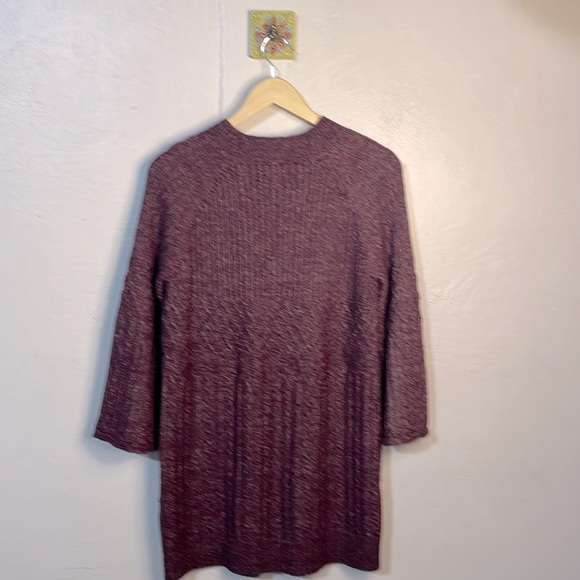 Cabi Plum Tunic Fit Cable Knit Long Sleeve Sweater-S-#0021 - Picture 2 of 8
